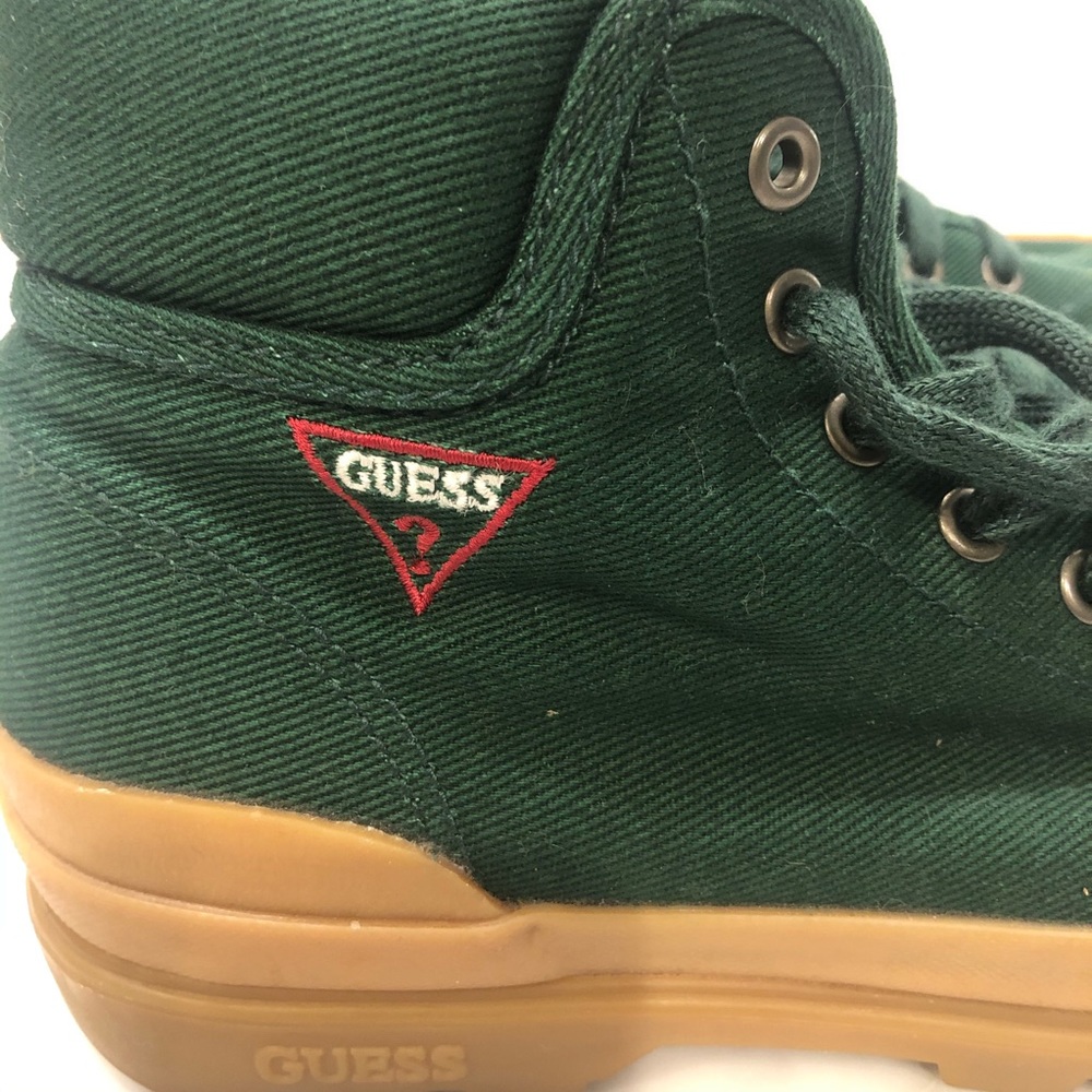 COPY - Vintage 90’s Guess? Flatrock Hi Hunter Green Boots - Picture 3 of 8